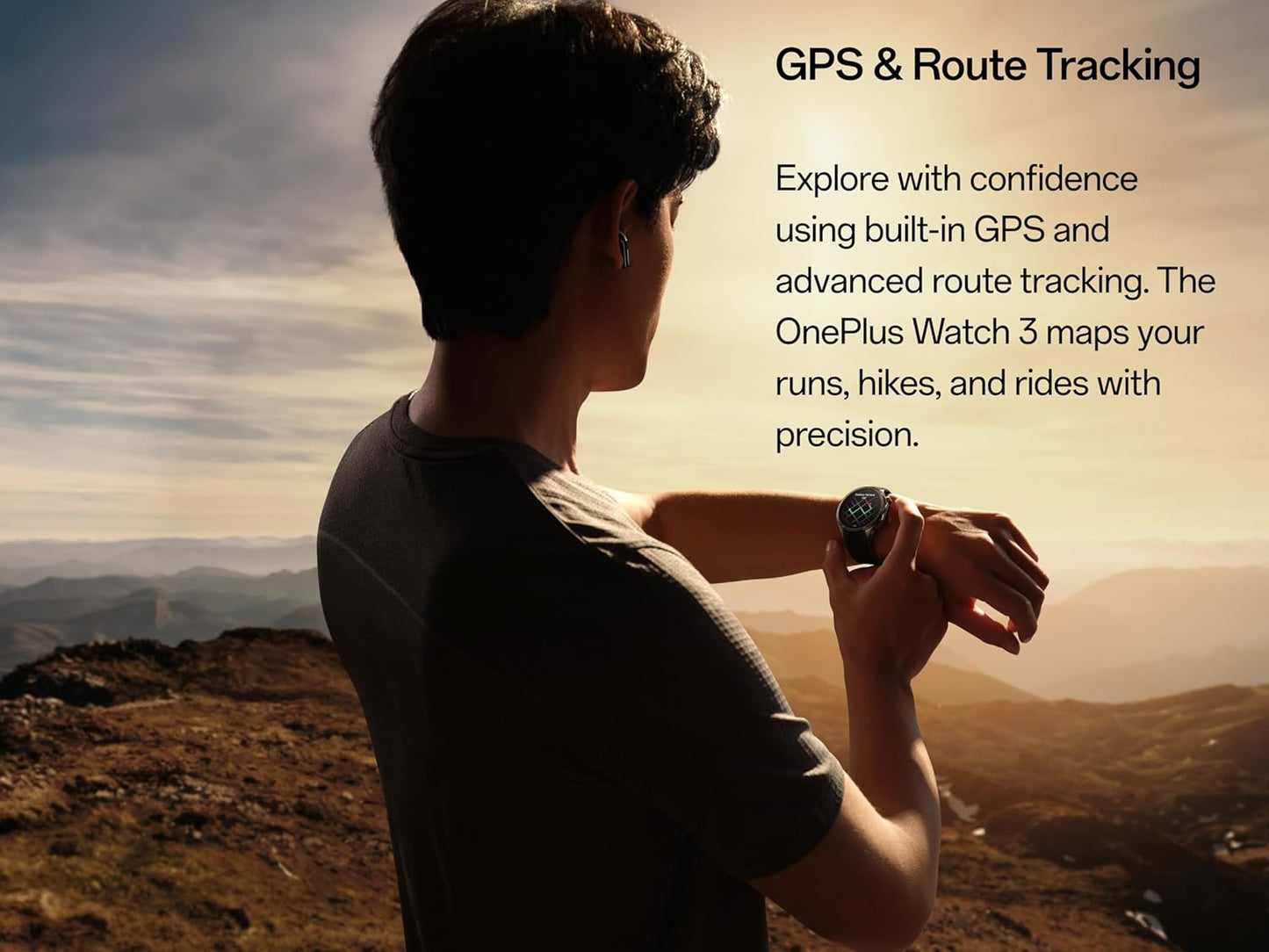 Smartwatch OnePlus Watch 3, 46mm, Sort 5491100340