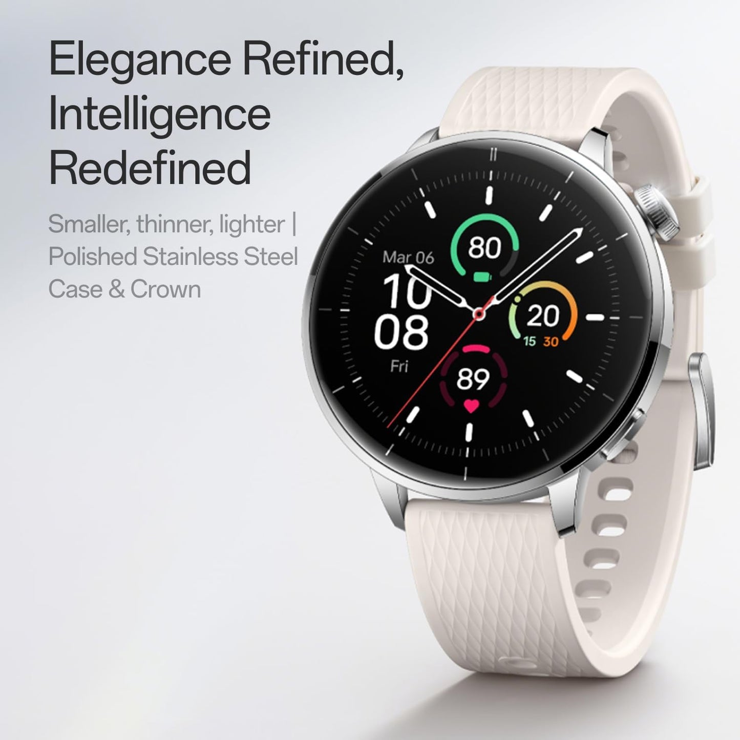 Smartwatch OnePlus Watch 3, 43mm, Sort 5491100421