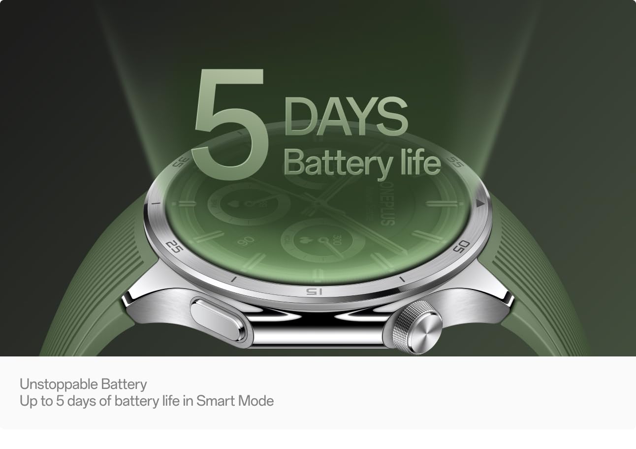 Smartwatch OnePlus Watch 3, 46mm, Sort 5491100340