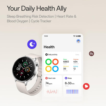 Smartwatch OnePlus Watch 3, 43mm, Sort 5491100421