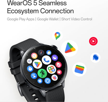 Smartwatch OnePlus Watch 3, 43mm, Sort 5491100421