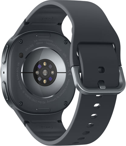 Smartwatch Samsung Galaxy Watch8, 40mm, LTE, Sort, Genforseglet SM-L325FDAAEUE