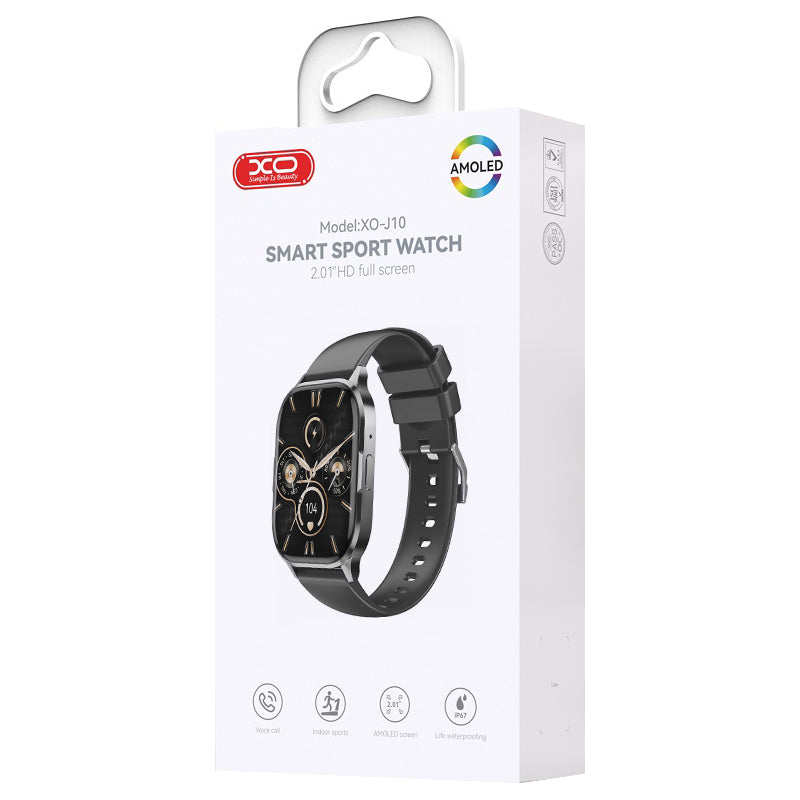 Smartwatch XO Design J10, Sort