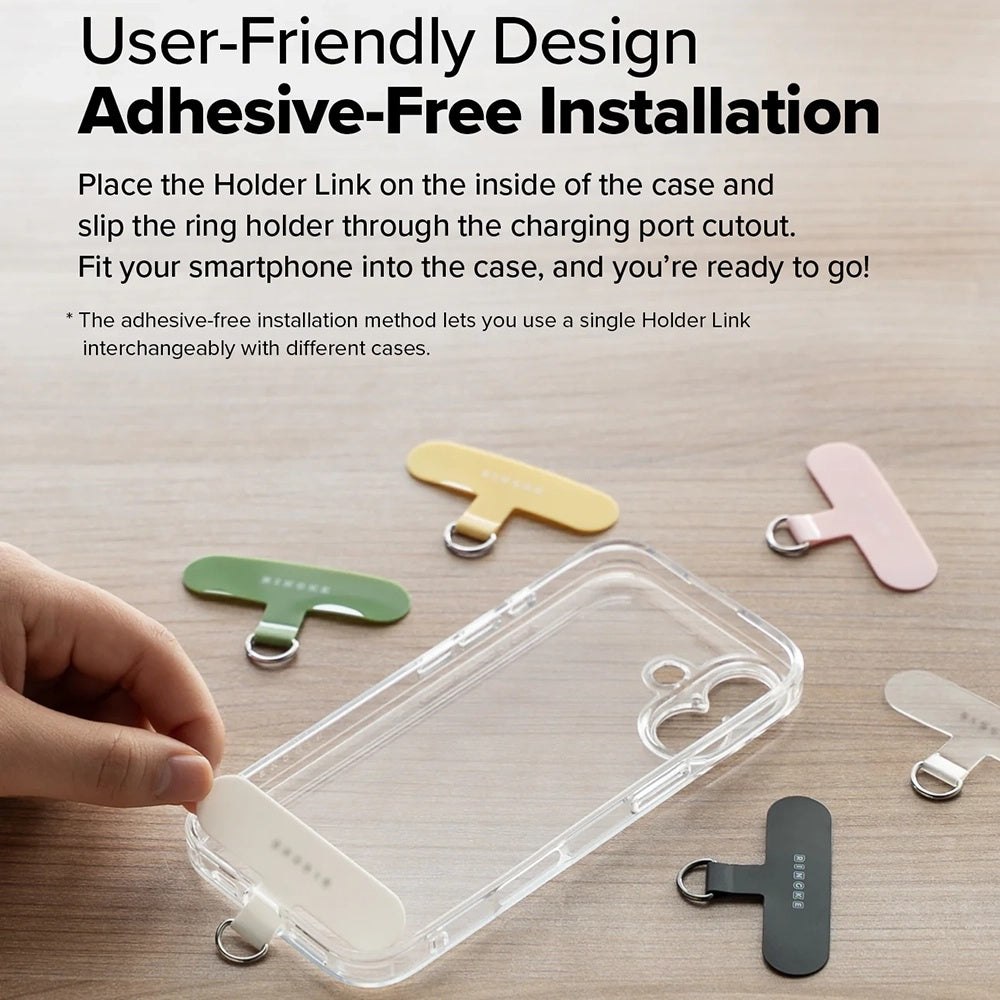 Ringke Link Flow P-Type Telefon Snor, Pink