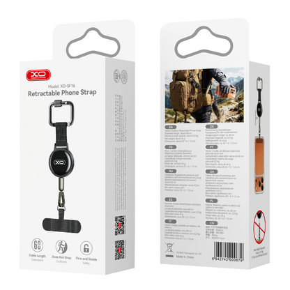 XO Design SF16 Telefonrem, Sort