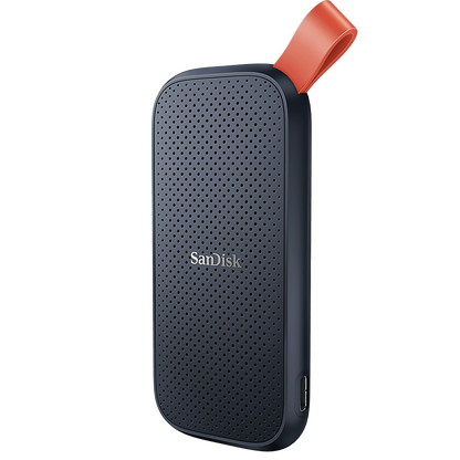 Solid State Drive (Ekstern SSD) SanDisk, 2TB, Sort SDSSDE30-2T00-G26