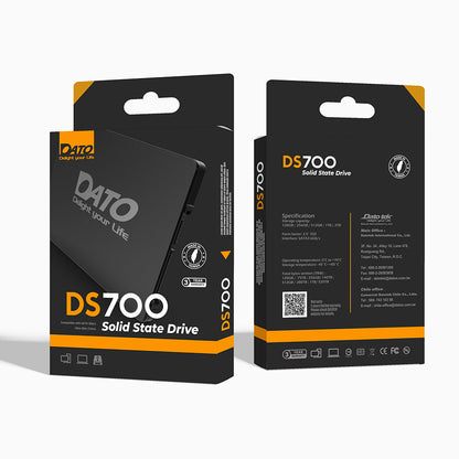 Solid State Drive (SSD) Dato, 2,5 tommer, 4TB, SATA III, Sort DS700SSD-4TB