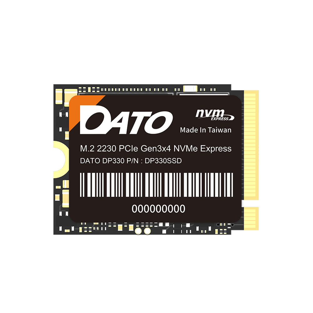 Solid State Drive (SSD) Dato DP330, NVME M.2 2230, PCIE Gen3x4, 2TB, Sort DP330SSD-2TB
