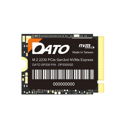 Solid State Drive (SSD) Dato DP330, NVME M.2 2230, PCIE Gen3x4, 2TB, Sort DP330SSD-2TB