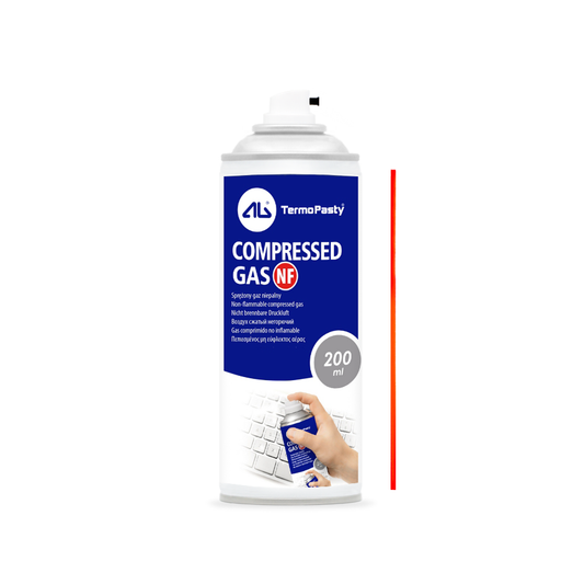 Spray Komprimeret Luft AG Termopasty NF (Ikke Brandfarlig), 200ml ART.AGT-255
