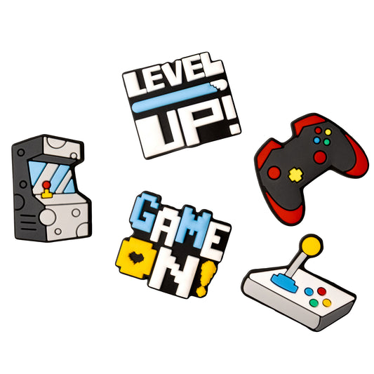 3D OEM GameOn Sticker til Telefon-/Tabletcover, Sæt med 5 stk., Multifarvet