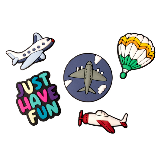 3D OEM Travel Sticker til Telefon-/Tabletcover, Sæt med 5 stk., Multifarvet