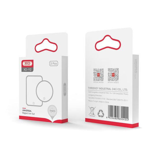 Metalsticker XO Design Y2 3in1, Sølv