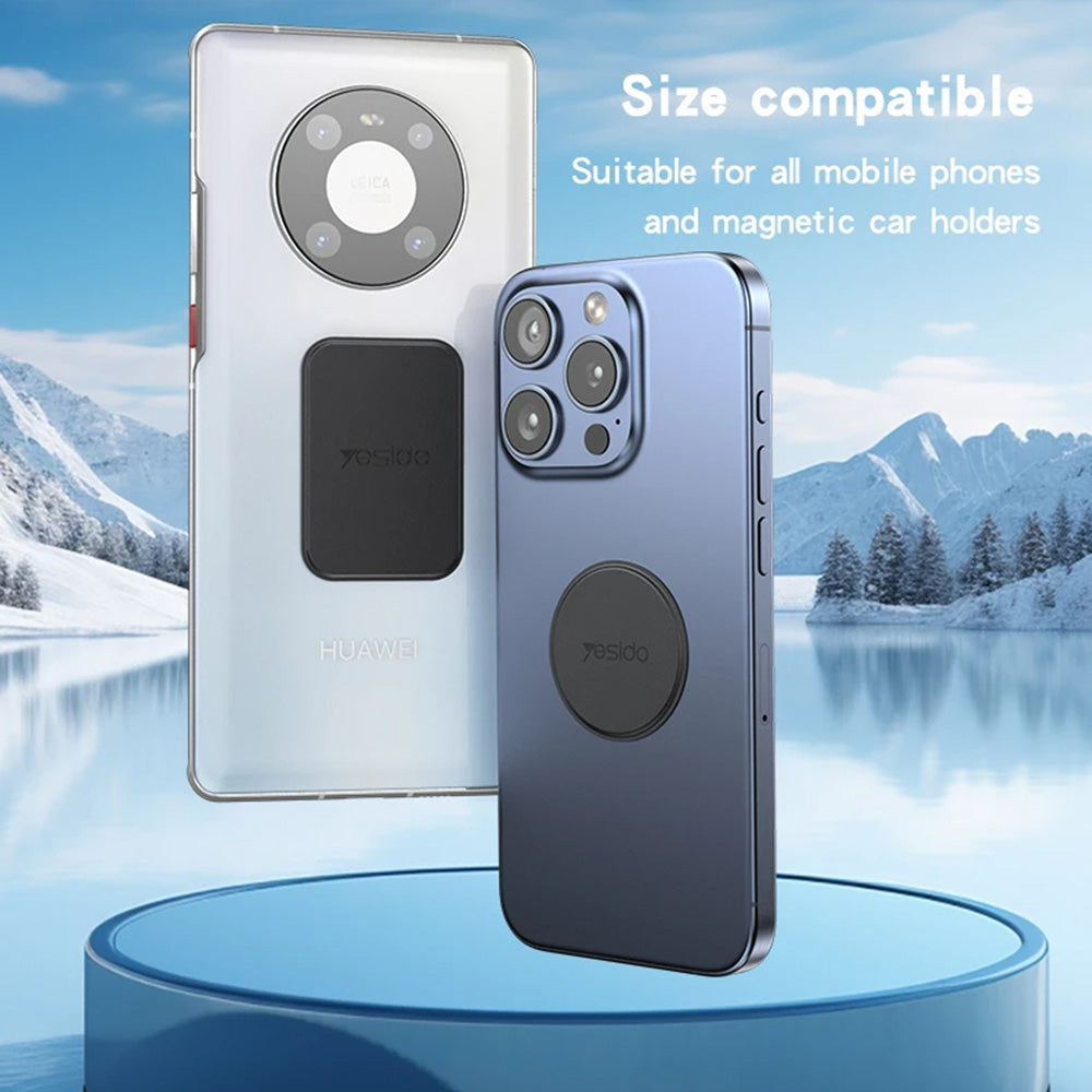 Sticker Metalic Yesido C207 2in1, Sort