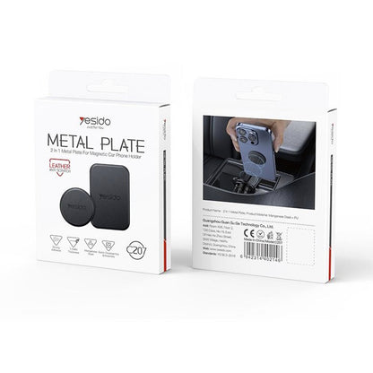 Sticker Metalic Yesido C207 2in1, Sort