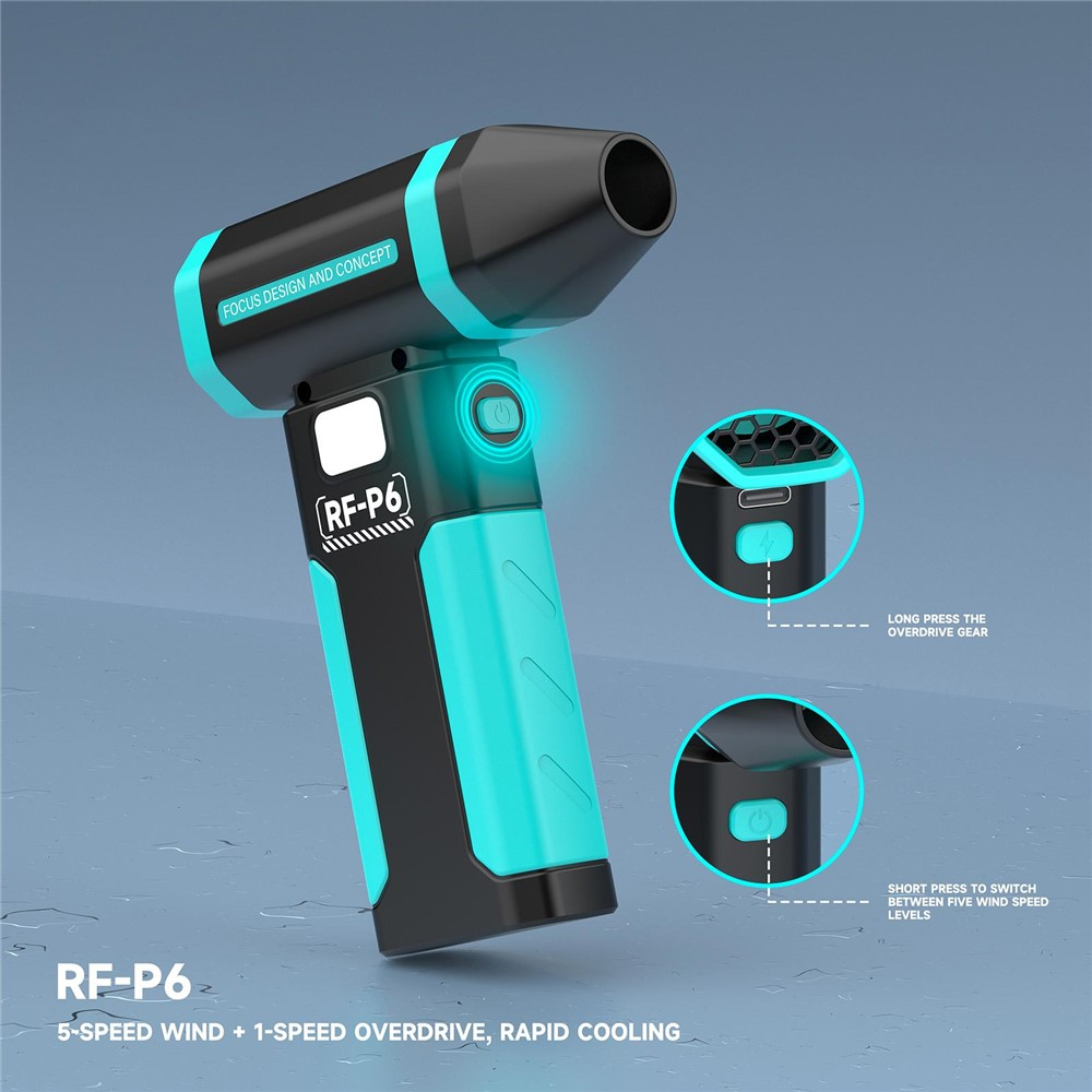 Luftblæser RF4 RF-P6, Sort