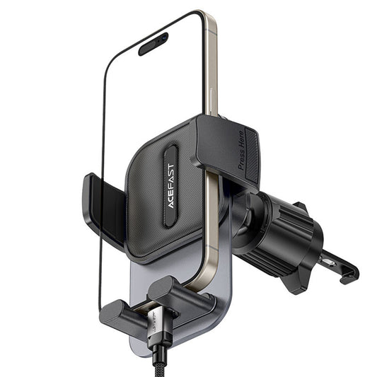 Bilholder Acefast D25, 4.5inch - 6.7inch, Sort