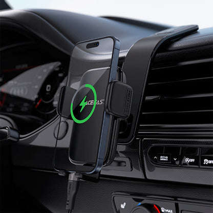 Bilholder Acefast D28, 4.5inch - 6.7inch, Sort