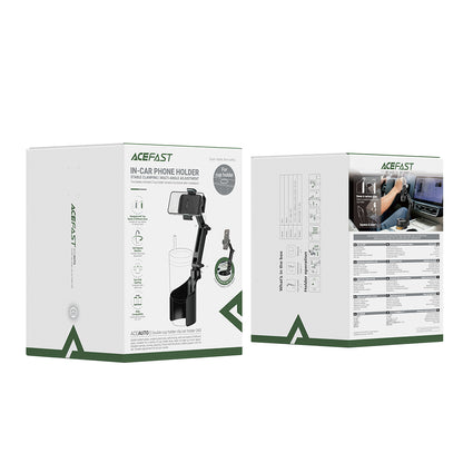 Autoholder Acefast D63, 4.7 tommer - 6.9 tommer, Sort