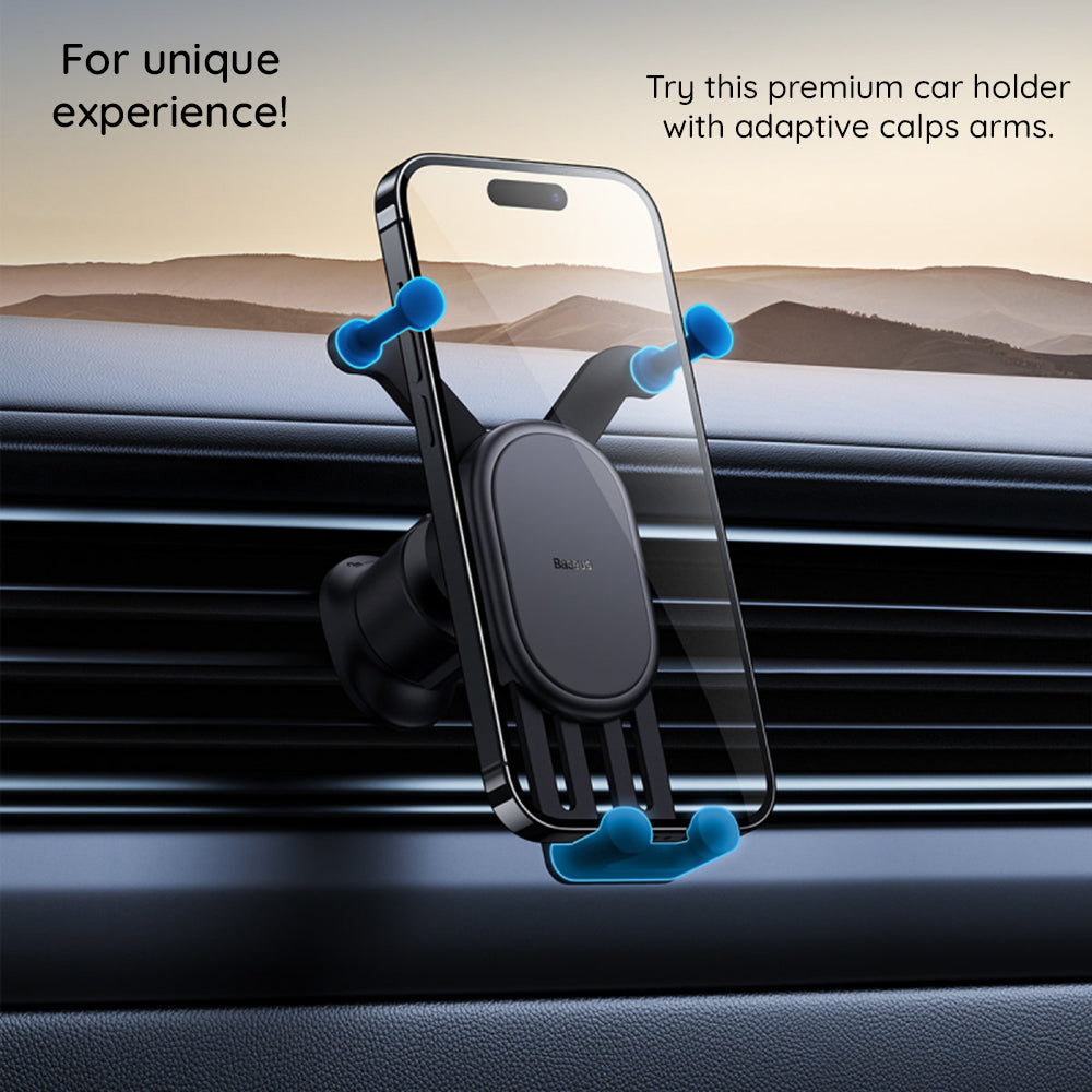 Baseus Pro Universal Bilholder, Sort SUWX030001