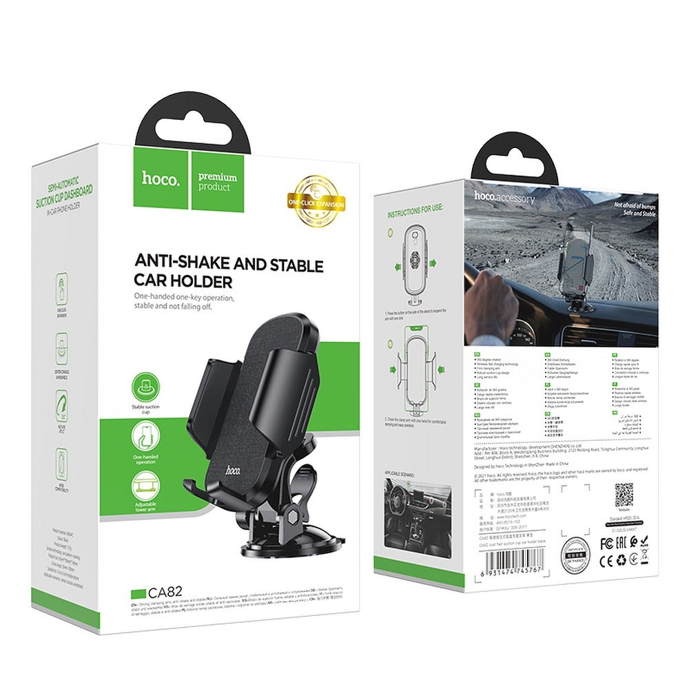 Bilholder HOCO CA82 Just Fast, Universal, Sort