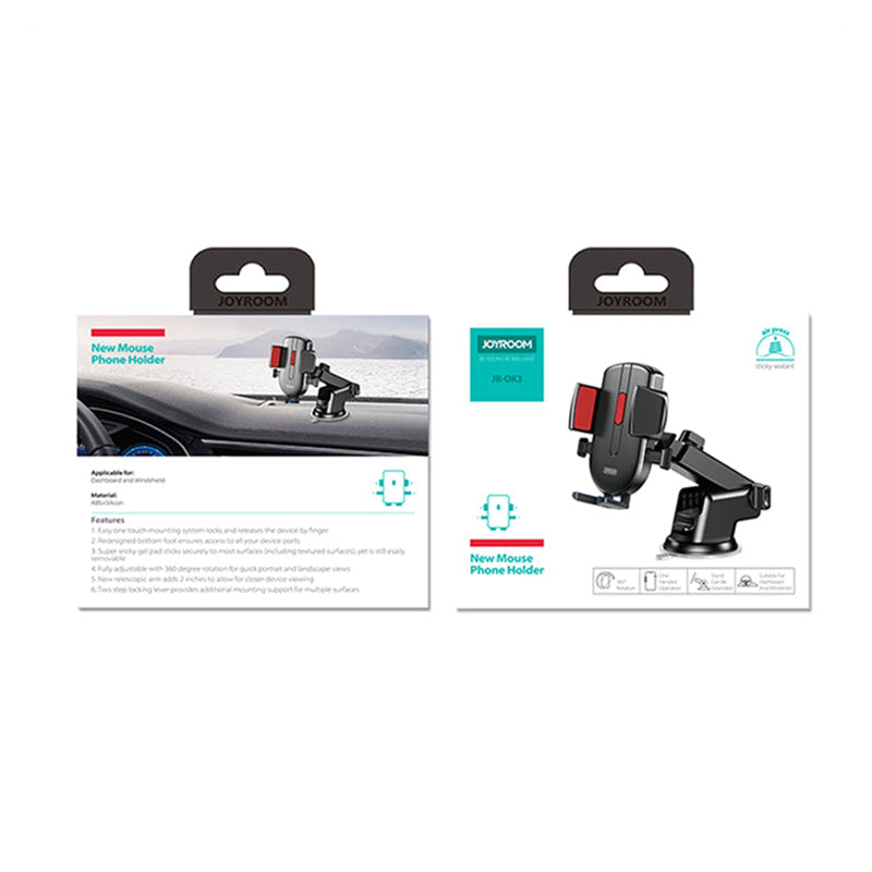 Bilholder Joyroom JR-OK3, 4 tommer - 6,7 tommer, Sort
