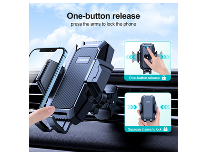 Bilholder Joyroom JR-ZS285, 4.5inch - 6.5inch, Sort