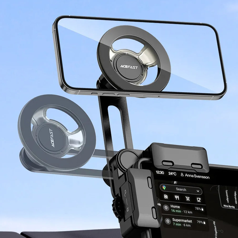 Magnetisk Bilholder Acefast D43, Universal, Sort