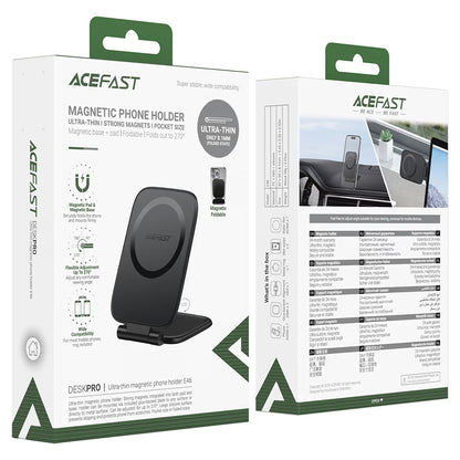 Acefast E46 Magnetisk Bilholder, Universal, Sort