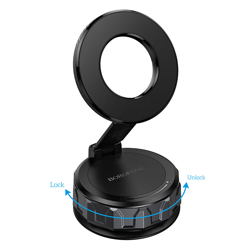 Magnetisk Bilholder Borofone BH140 Gloria, 4,5 tommer - 7 tommer, Sort