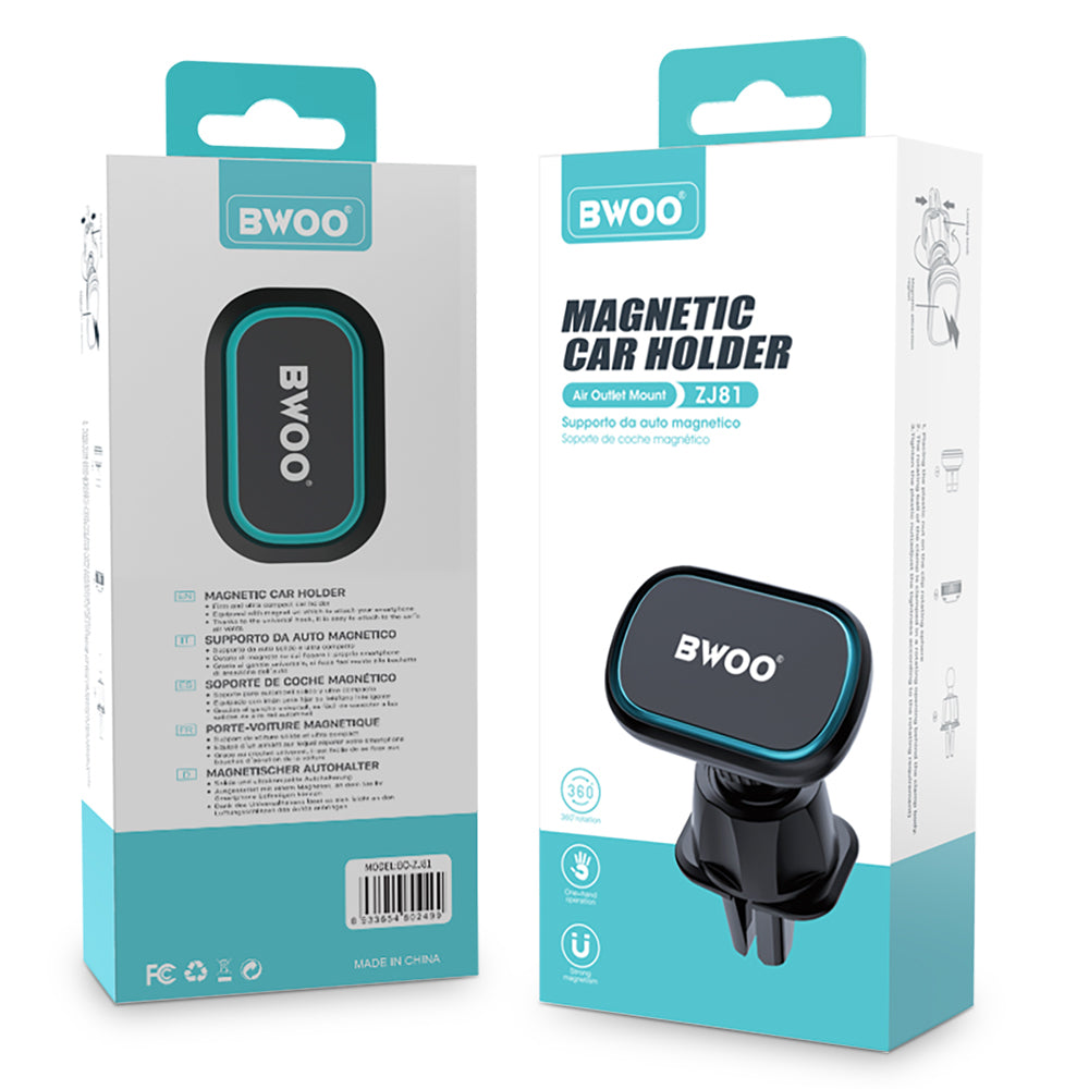 Magnetisk Bilholder BWOO BO-ZJ81, Universal, Sort