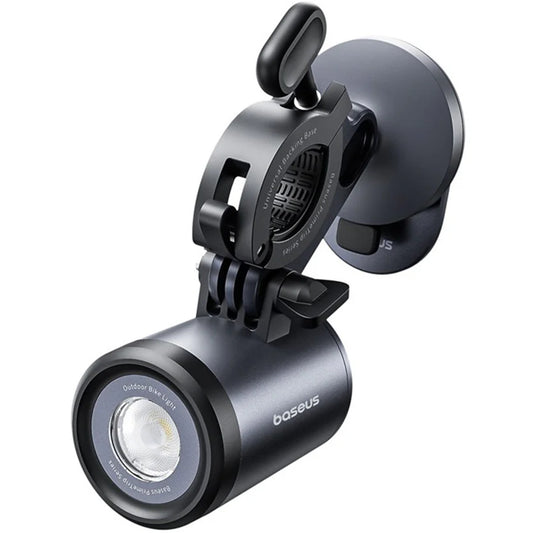 Baseus PrimeTrip cykelholder med lommelygte, universal, sort C12569000121-00