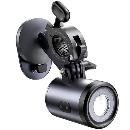 Baseus PrimeTrip cykelholder med lommelygte, universal, sort C12569000121-00