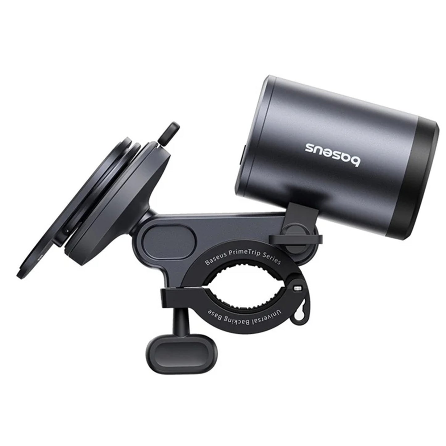 Baseus PrimeTrip cykelholder med lommelygte, universal, sort C12569000121-00