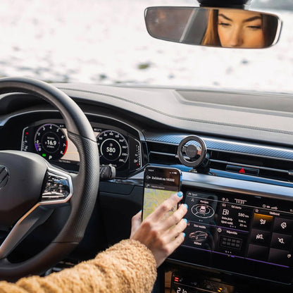 Magnetisk Fast Bilholder, Universal, Sølv