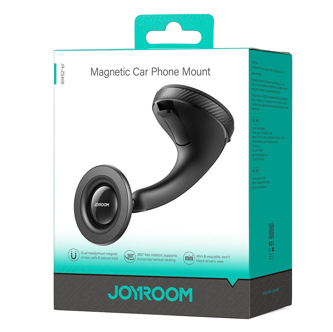 Joyroom JR-ZS406 Magnetisk bilholder, universal, sort 