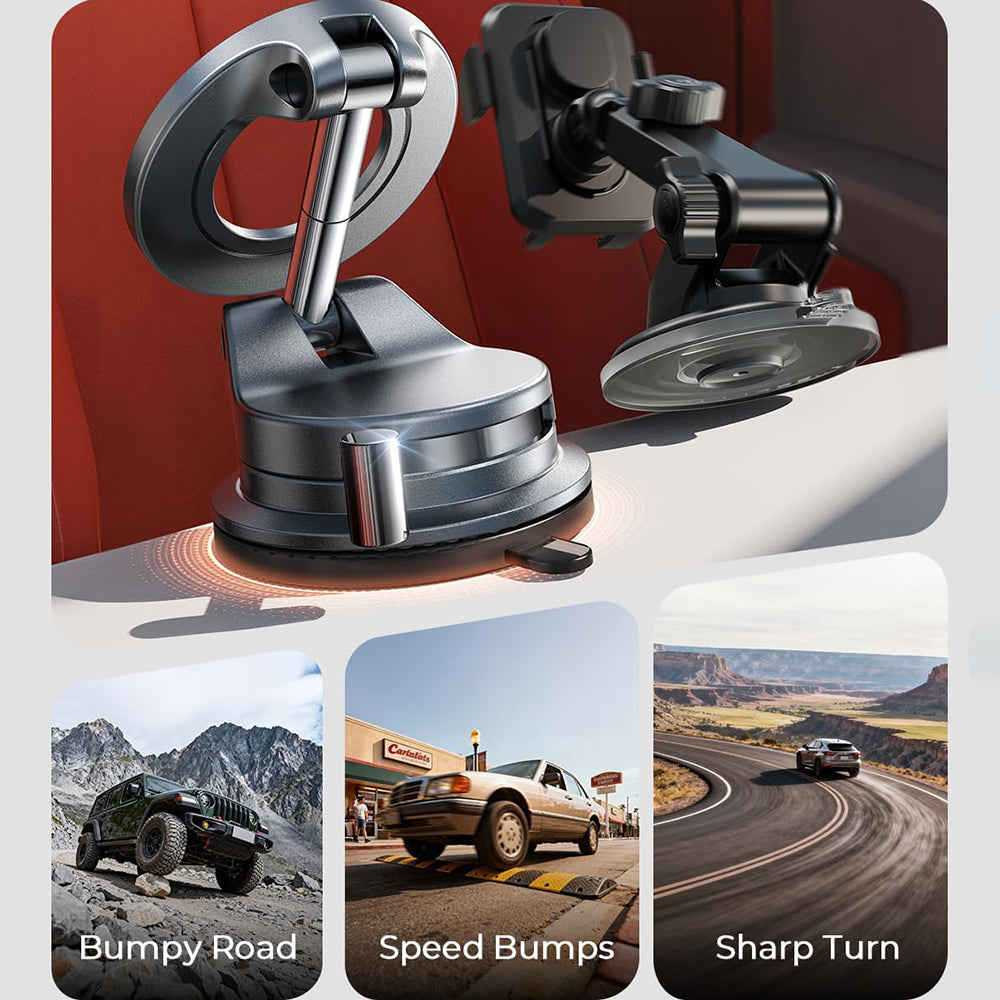 Magnetisk Bilholder Lisen A608, Universal, Sort