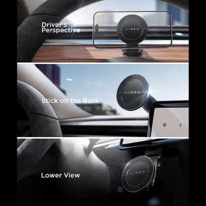 Magnetisk Bilholder Lisen, Universal, Sort YL0223050002