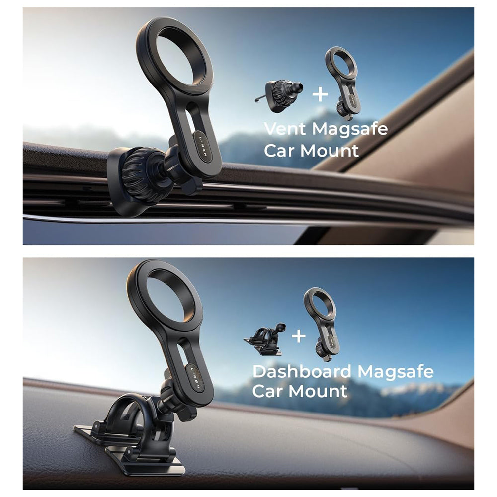 Magnetisk Bilholder Lisen, Universal, Sort YL0224050011