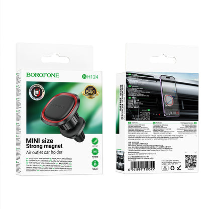 Magnetisk Bilholder Borofone BH124 Roman, Universal, Sort