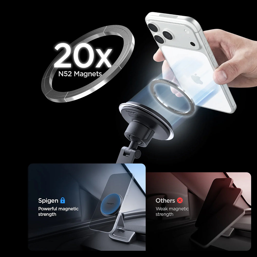 Spigen TAM110 Magnetic Car Mount for Tesla Y / 3 / Y L, Black ACP11873