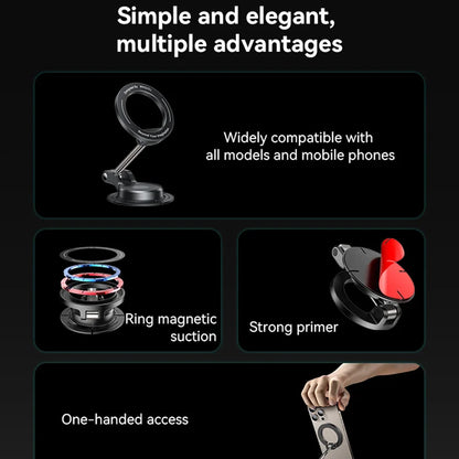 Yesido C218 Magnetic Car Holder, Universal, Black