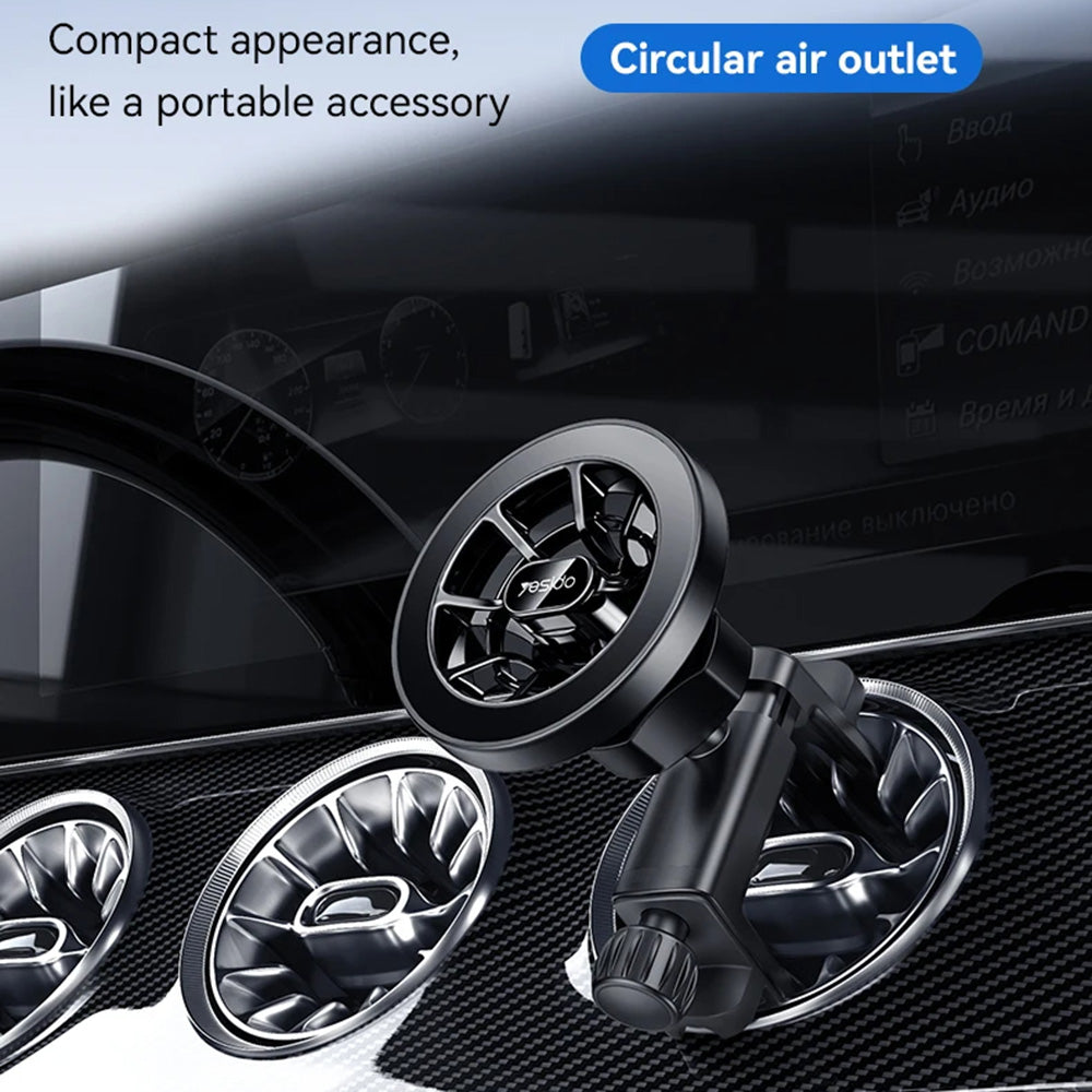 Magnetisk Bilholder Yesido C221, Universal, Sort