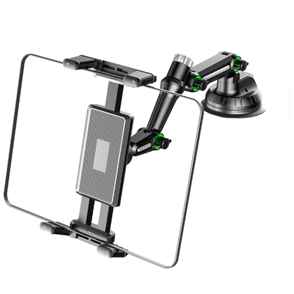 Techsuit ST1 Bilholder til Telefon / Tablet, 4.7inch - 12.9inch, Sort