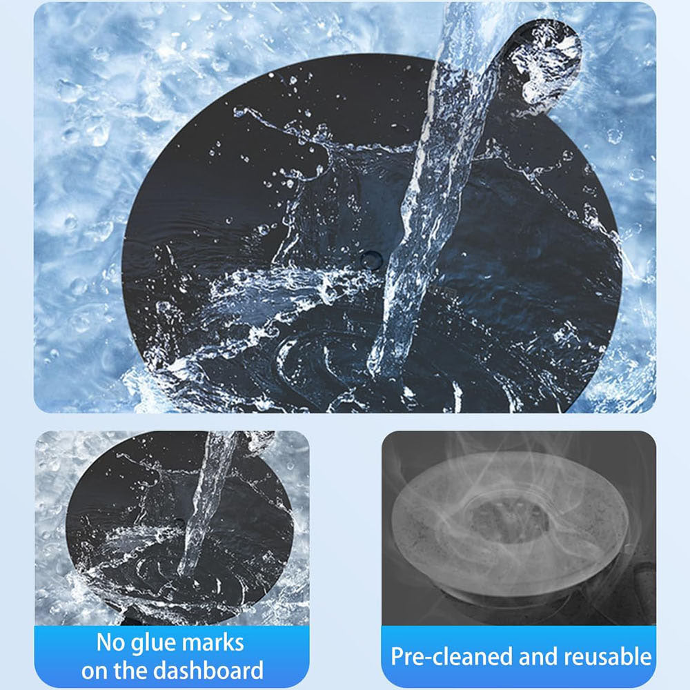 Techsuit ST1 Bilholder til Telefon / Tablet, 4.7inch - 12.9inch, Sort