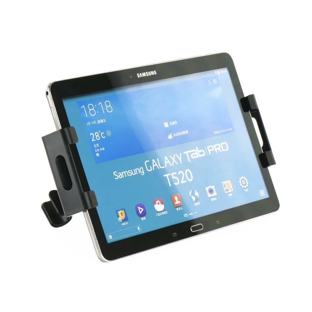 Baseus BackSeat nakkestøtteholder til bil til telefon/tablet, 4,7 tommer - 12,9 tommer, sort, genforseglet SUHZ-01