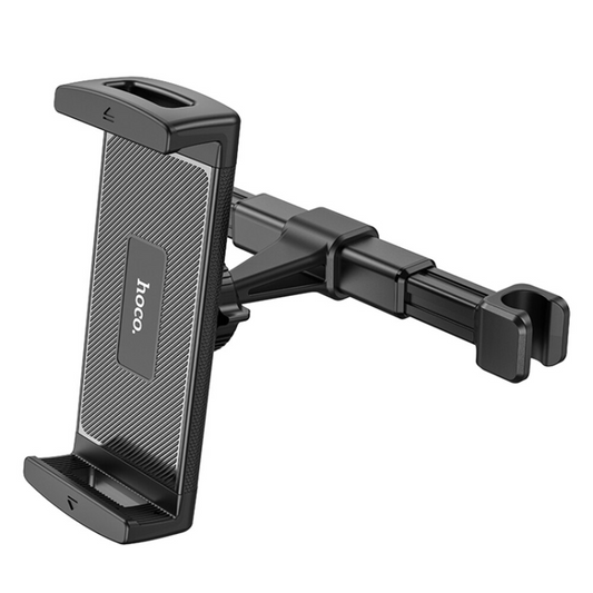 HOCO CA121 Bilhovedstøtteholder til Telefon / Tablet, 4.7inch - 10.5inch, Sort