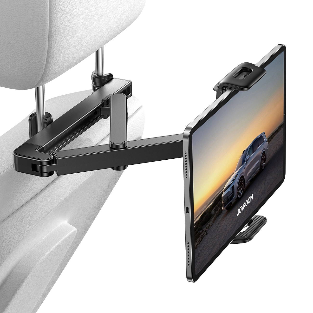 Joyroom JR-ZS433 nakkestøtteholder til bil til telefon/tablet, 4,7 tommer - 13 tommer, sort
