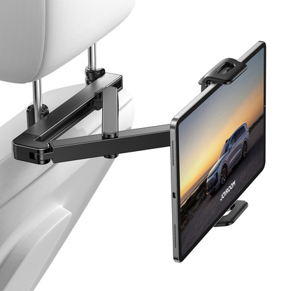 Joyroom JR-ZS433 nakkestøtteholder til bil til telefon/tablet, 4,7 tommer - 13 tommer, sort