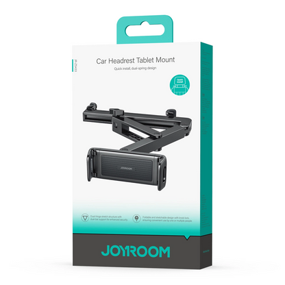 Joyroom JR-ZS433 nakkestøtteholder til bil til telefon/tablet, 4,7 tommer - 13 tommer, sort
